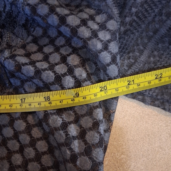 This & That Elegant Gray Women's Cardigan 2XL Festival Coachella Lace Floral - Picture 11 of 14